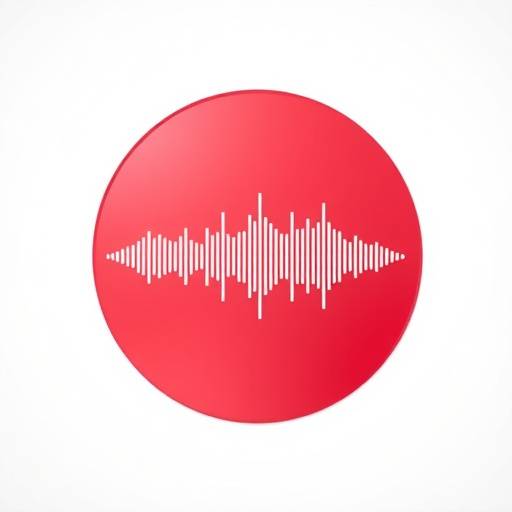 Icon representing audio restoration with a waveform being repaired