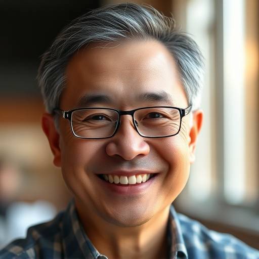 Portrait of David Lee, Senior Audio Engineer, with a friendly and approachable expression
