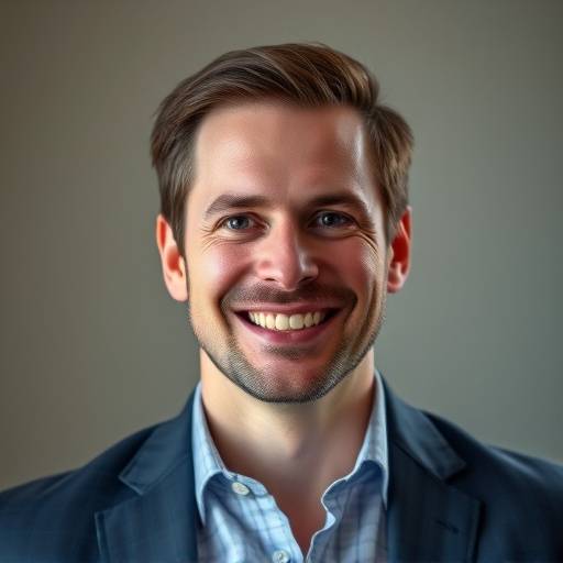 Portrait of Michael Davis, Co-Founder and Lead Audio Engineer, smiling confidently